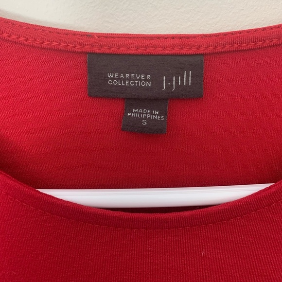 J Jill Wearever Collection Women’s Size Small True Red Dress - Picture 8 of 10